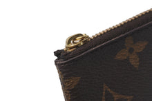 画像をギャラリービューアに読み込む, LOUIS VUITTON ルイヴィトン コインケース モノグラム ポシェット クレ M62650 ブラウン ゴールド金具 美品 中古 54918
