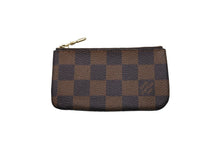 画像をギャラリービューアに読み込む, Louis Vuitton ルイヴィトン ポシェット クレ キー コインケース N62658 ダミエキャンバス ブラウン ゴールド 美品 中古 54925