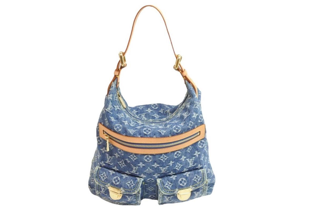 極美品 LOUIS VUITTON ルイヴィトン モノグラム デニム バギーGM M95212 デニム 中古 54927 – Casanova  Vintage