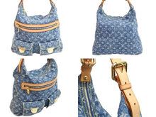 画像をギャラリービューアに読み込む, 極美品 LOUIS VUITTON ルイヴィトン モノグラム デニム バギーGM M95212 デニム 中古 54927