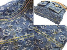 画像をギャラリービューアに読み込む, 極美品 LOUIS VUITTON ルイヴィトン モノグラム デニム バギーGM M95212 デニム 中古 54927