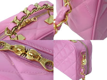 Load image into Gallery viewer, クラウディア期 CHANEL シャネル マトラッセ バニティバッグ 2WAY チェーン ショルダーバッグ パテント 美品 中古 54944