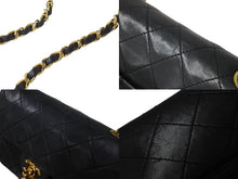 画像をギャラリービューアに読み込む, CHANEL シャネル ショルダーバッグ ミニマトラッセ ココマーク ブラック 1番台 ラムスキン ゴールド金具 美品 中古 54983