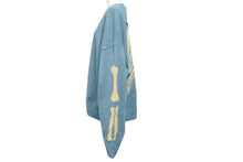 Load image into Gallery viewer, 新品未使用 KAPITAL キャピタル ニット 5G ウール BONEクルーセーター グリーン ウール サイズ3 K2211KN131 中古 55008