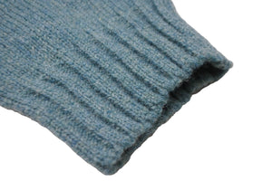 New and unused KAPITAL Capital Knit 5G Wool BONE Crew Sweater Green Wool Size 3 K2211KN131 Used 55008
