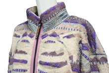 Load image into Gallery viewer, 新品未使用 KAPITAL キャピタル アシュランド ストライプ ボーン BONE フリース パープル サイズ5 K2210LLC110 中古 55009