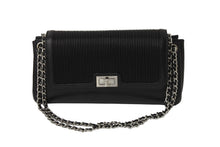 画像をギャラリービューアに読み込む, CHANEL シャネル ショルダーバッグ 2.55 チェーンショルダー ブラック シルバー金具 7番台 美品 中古 55013