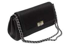 画像をギャラリービューアに読み込む, CHANEL シャネル ショルダーバッグ 2.55 チェーンショルダー ブラック シルバー金具 7番台 美品 中古 55013