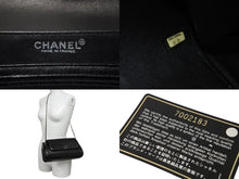 画像をギャラリービューアに読み込む, CHANEL シャネル ショルダーバッグ 2.55 チェーンショルダー ブラック シルバー金具 7番台 美品 中古 55013