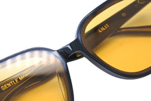 画像をギャラリービューアに読み込む, GENTLE MONSTER ジェントルモンスター サングラス メガネ 63◻︎17-149 プラスチック ブラック オレンジ シルバー 美品 中古 55024