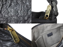 画像をギャラリービューアに読み込む, LOUIS VUITTON ルイヴィトン ショルダーバッグ M95475 ニンブスPM 2007 グレー モノグラムオランプ ラムスキン 美品 中古 55039