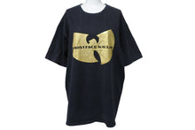 画像をギャラリービューアに読み込む, SWAGGER スワッガー × GHOSTFACE KILLAH ゴーストファイスキラー コラボ 半袖Ｔシャツ コットン ブラック ゴールド 良品 中古 55060