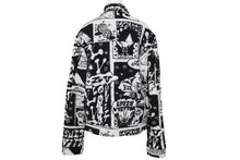 画像をギャラリービューアに読み込む, 新品同様 LOUIS VUITTON ルイヴィトン 23SS LVコミックストラッカー ジャケット ブラック ホワイト M RM231 VY6 HOY60W 中古 55069