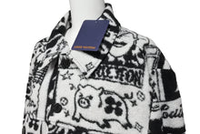画像をギャラリービューアに読み込む, 新品同様 LOUIS VUITTON ルイヴィトン 23SS LVコミックストラッカー ジャケット ブラック ホワイト M RM231 VY6 HOY60W 中古 55069