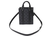 画像をギャラリービューアに読み込む, 新品同様 LOUIS VUITTON ルイヴィトン ショルダーハンドバッグ 2WAY サックプラMINI M46453 モノグラム ブラック 中古 55080