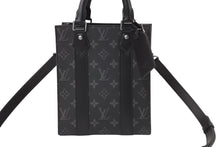 画像をギャラリービューアに読み込む, 新品同様 LOUIS VUITTON ルイヴィトン ショルダーハンドバッグ 2WAY サックプラMINI M46453 モノグラム ブラック 中古 55080