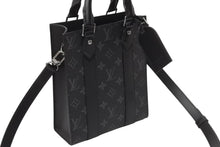 画像をギャラリービューアに読み込む, 新品同様 LOUIS VUITTON ルイヴィトン ショルダーハンドバッグ 2WAY サックプラMINI M46453 モノグラム ブラック 中古 55080