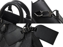 画像をギャラリービューアに読み込む, 新品同様 LOUIS VUITTON ルイヴィトン ショルダーハンドバッグ 2WAY サックプラMINI M46453 モノグラム ブラック 中古 55080