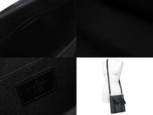 画像をギャラリービューアに読み込む, 新品同様 LOUIS VUITTON ルイヴィトン ショルダーハンドバッグ 2WAY サックプラMINI M46453 モノグラム ブラック 中古 55080