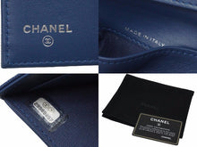 画像をギャラリービューアに読み込む, CHANEL シャネル 三つ折り財布 ウォレット 29番台 ココマーク グリーン グレインドカーフスキン シルバー金具 中古 55084