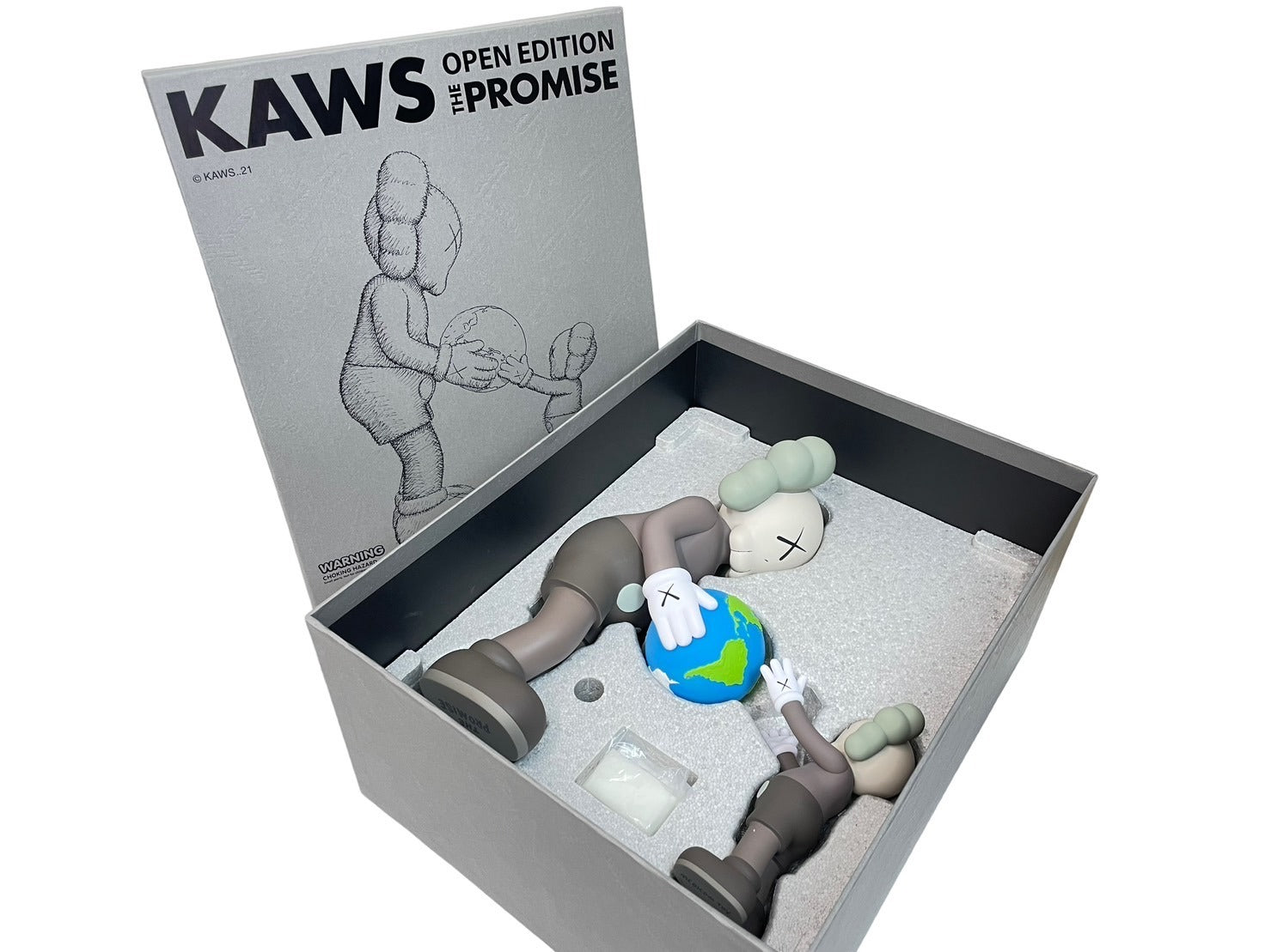 新品同様 MEDICOM TOY メディコムトイ カウズ KAWS THE PROMISE GREY