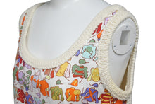 Load image into Gallery viewer, 極美品 HERMES エルメス マルジェラ期 デザイン ニット ベスト ホワイト マルチカラー トップス コットン サイズS 中古 55122