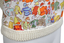 Load image into Gallery viewer, 極美品 HERMES エルメス マルジェラ期 デザイン ニット ベスト ホワイト マルチカラー トップス コットン サイズS 中古 55122