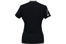 画像をギャラリービューアに読み込む, 極美品 JOHN GALLIANO ジョンガリアーノ 半袖Ｔシャツ トップス リボン刺繍 レース 3A12051197 コットン ブラック S 中古 55127