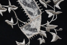 画像をギャラリービューアに読み込む, 極美品 JOHN GALLIANO ジョンガリアーノ 半袖Ｔシャツ トップス リボン刺繍 レース 3A12051197 コットン ブラック S 中古 55127