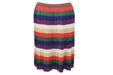 画像をギャラリービューアに読み込む, 極美品 GUCCI グッチ ラメ マルチカラー スカート キッズサイズ ボトムス 薄手 414158 X7375 サイズ12 中古 55135