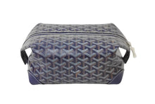 画像をギャラリービューアに読み込む, 未使用品 GOYARD ゴヤール BOEING25 ボーイング25 ポーチ クラッチバッグ セカンドバッグ PVC ネイビー シルバー金具 中古 55149