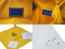 画像をギャラリービューアに読み込む, 未使用品 GOYARD ゴヤール BOEING25 ボーイング25 ポーチ クラッチバッグ セカンドバッグ PVC ネイビー シルバー金具 中古 55149