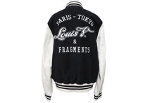 画像をギャラリービューアに読み込む, LOUIS VUITTON ルイヴィトン 17AW フラグメント 藤原ヒロシ スタジャン ジャケット 52 RM172M AOF HDB16W 美品 中古 55188