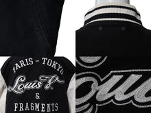 画像をギャラリービューアに読み込む, LOUIS VUITTON ルイヴィトン 17AW フラグメント 藤原ヒロシ スタジャン ジャケット 52 RM172M AOF HDB16W 美品 中古 55188