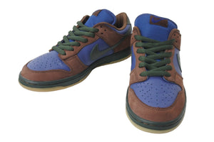 極美品 NIKE ナイキ 2003 DUNK LOW PRO SB BARF スニーカー ブラウン ネイビー ダンク ロー 27cm 304292-431 靴 中古 55203