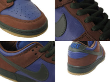 Load image into Gallery viewer, 極美品 NIKE ナイキ 2003 DUNK LOW PRO SB BARF スニーカー ブラウン ネイビー ダンク ロー 27cm 304292-431 靴 中古 55203