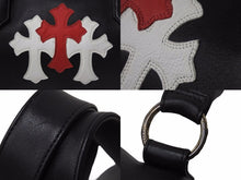画像をギャラリービューアに読み込む, CHROME HEARTS DOMINO CRS PATCH DAFFLE BAG ドミノ クロスパッチ ダッフルバッグ ブラック 中古 55205
