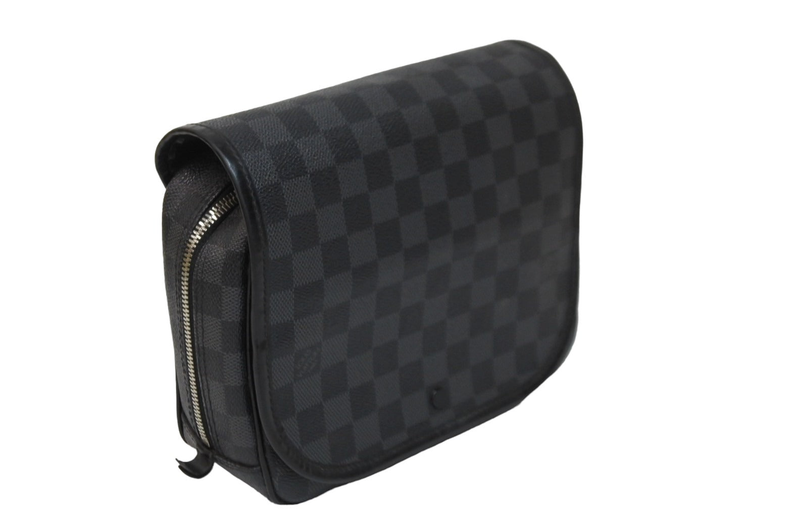 LOUIS VUITTON ルイ ヴィトン クラッチバッグ トゥルース サスペンダブル ダミエグラフィット N41419 シルバー金具 美品 中古  55225 – Casanova Vintage