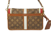 Load image into Gallery viewer, LOUIS VUITTON ルイ ヴィトン ショルダーバッグ ポルテレイユール モノグラムティセ M56387 ゴールド金具 美品 中古 55226