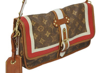 Load image into Gallery viewer, LOUIS VUITTON ルイ ヴィトン ショルダーバッグ ポルテレイユール モノグラムティセ M56387 ゴールド金具 美品 中古 55226