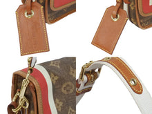Load image into Gallery viewer, LOUIS VUITTON ルイ ヴィトン ショルダーバッグ ポルテレイユール モノグラムティセ M56387 ゴールド金具 美品 中古 55226