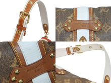 Load image into Gallery viewer, LOUIS VUITTON ルイ ヴィトン ショルダーバッグ ポルテレイユール モノグラムティセ M56387 ゴールド金具 美品 中古 55226
