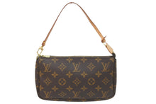 画像をギャラリービューアに読み込む, LOUIS VUITTON ルイヴィトン ハンドバッグ ポシェットアクセソワール M51980 モノグラム ゴールド金具 美品 中古 55242