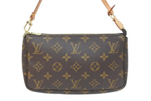 画像をギャラリービューアに読み込む, LOUIS VUITTON ルイヴィトン ハンドバッグ ポシェットアクセソワール M51980 モノグラム ゴールド金具 美品 中古 55242