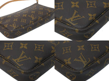 画像をギャラリービューアに読み込む, LOUIS VUITTON ルイヴィトン ハンドバッグ ポシェットアクセソワール M51980 モノグラム ゴールド金具 美品 中古 55242