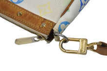 画像をギャラリービューアに読み込む, LOUIS VUITTON ルイヴィトン ポーチ マルチカラー ポシェットアクセソワール ホワイト M92649 村上隆 良品 中古 55244