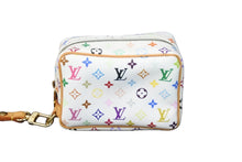 Load image into Gallery viewer, LOUIS VUITTON ルイヴィトン ポーチ トゥルース ワピティ ホワイト モノグラムマルチカラー M58033 ゴールド金具 美品 中古 55247