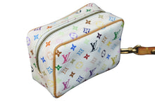 Load image into Gallery viewer, LOUIS VUITTON ルイヴィトン ポーチ トゥルース ワピティ ホワイト モノグラムマルチカラー M58033 ゴールド金具 美品 中古 55247