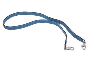 HERMES Shoulder Strap Accessory Blue Jean Togo Good Condition Used 55252