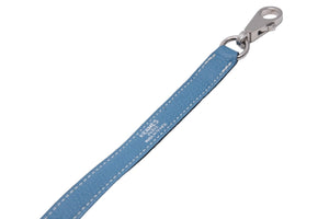 HERMES Shoulder Strap Accessory Blue Jean Togo Good Condition Used 55252